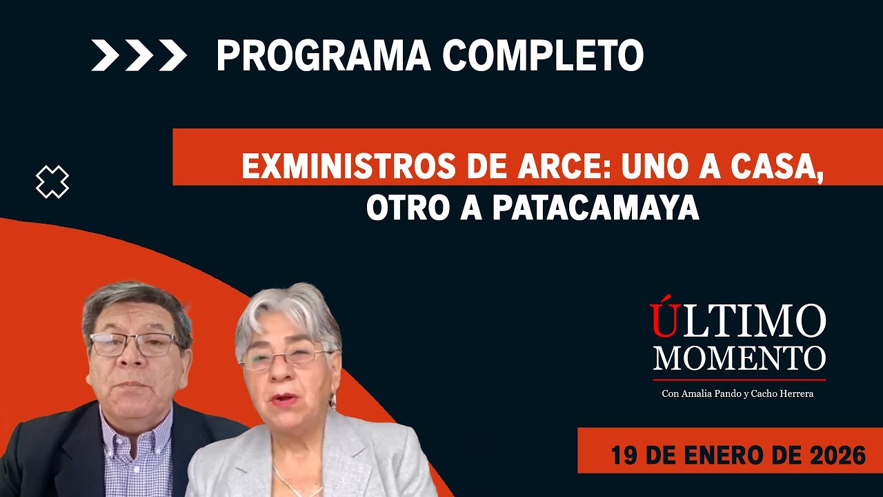 ÚLTIMO MOMENTO | 19 de enero de 2026