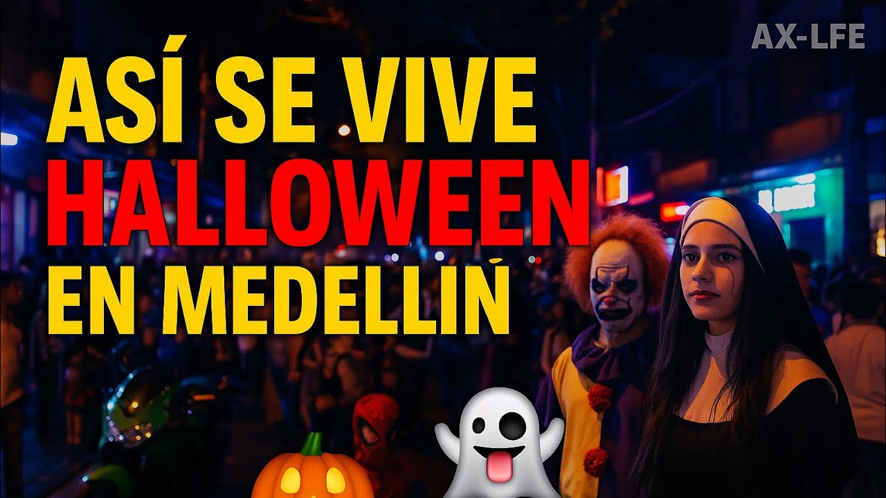 🕷️Así se vive HALLOWEEN en Medellín 🎃 | Una noche llena de locura y disfraces 👻