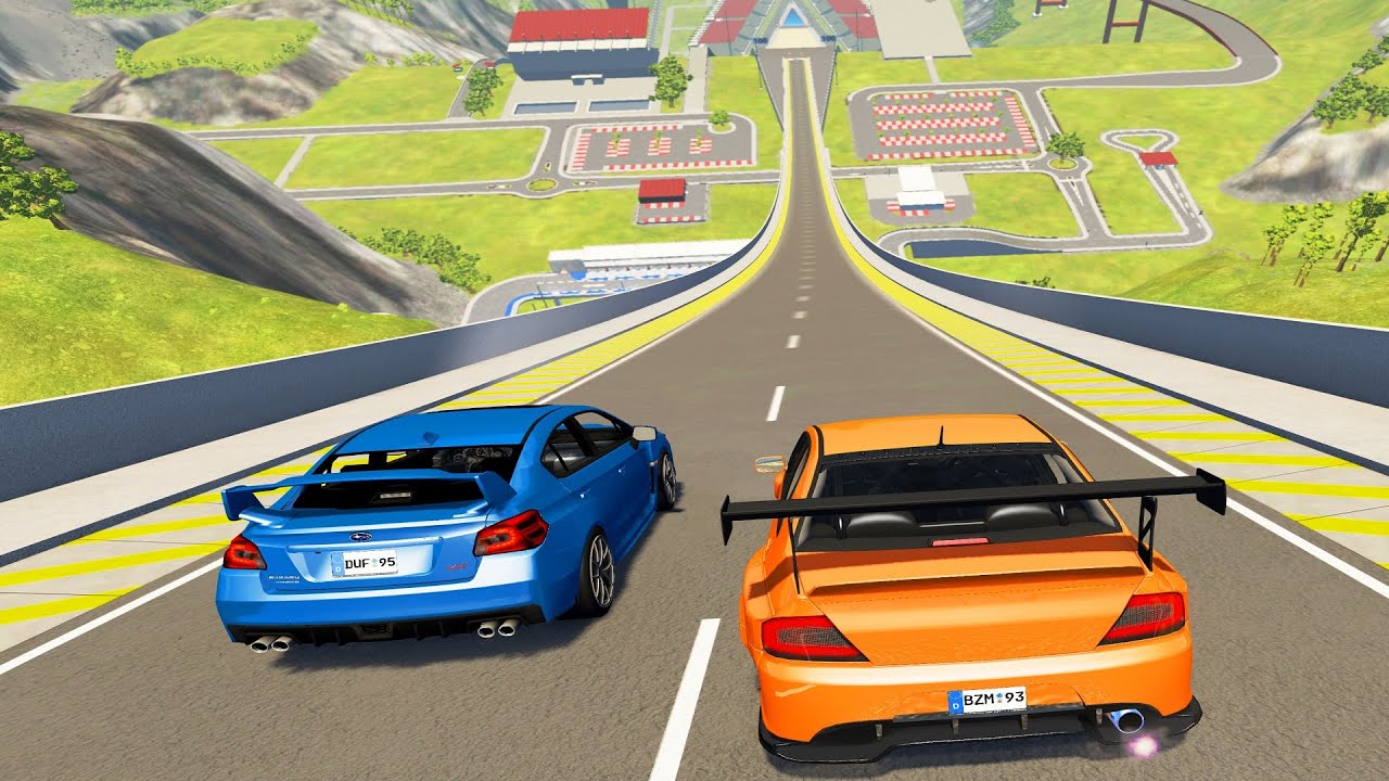 BeamNG drive - Jumps & Crashes #62 | DestructionNation