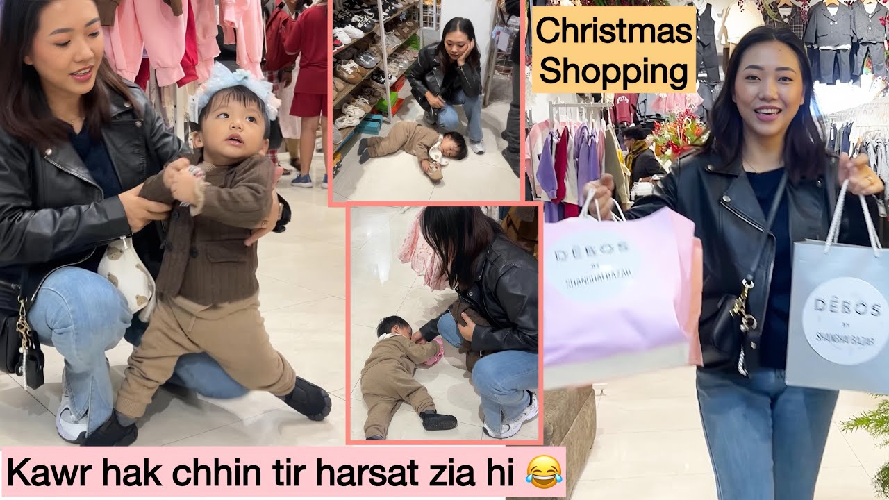Рождественское платье Маркуса в Шанхае 🛍️🏬