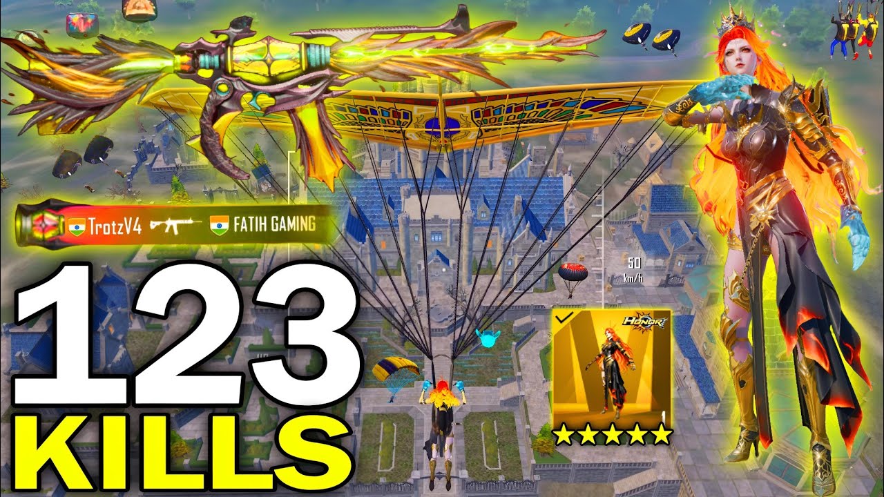 123 KILLS!🔥 IN 3 MATCHES FASTEST GAMEPLAY with BEST OUTFIT😍 in SPOOKY SOIREE MODE PUBG MOBILE - BGMI