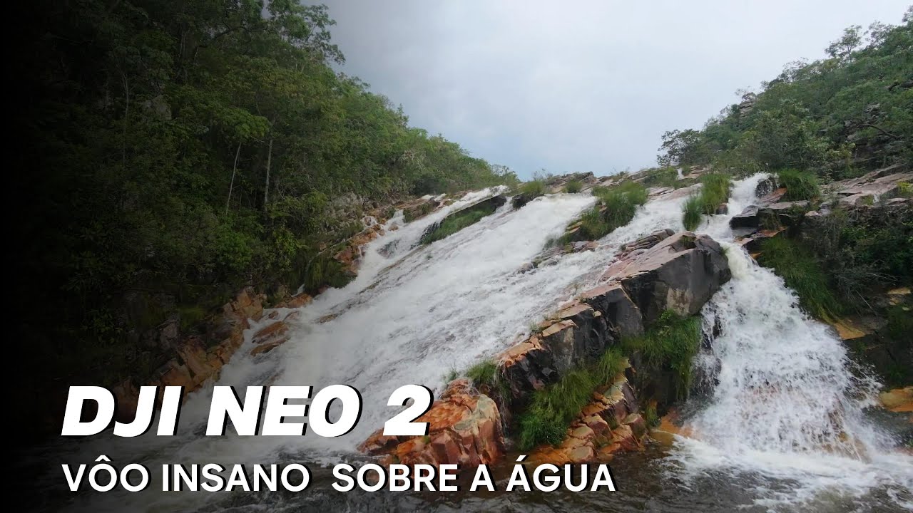 DJI NEO 2 - VÔO INSANO SOBRE A ÁGUA - CACHOEIRA DO SÃO FELIX - GO