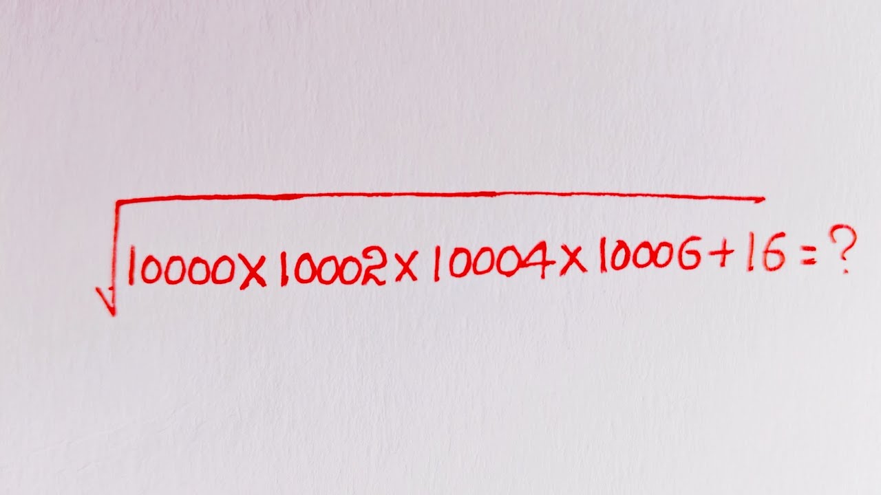  Square Root Trick! |Mind-Blowing Square Root Problem | Olympiad Math Trick|No Calculator!!!!