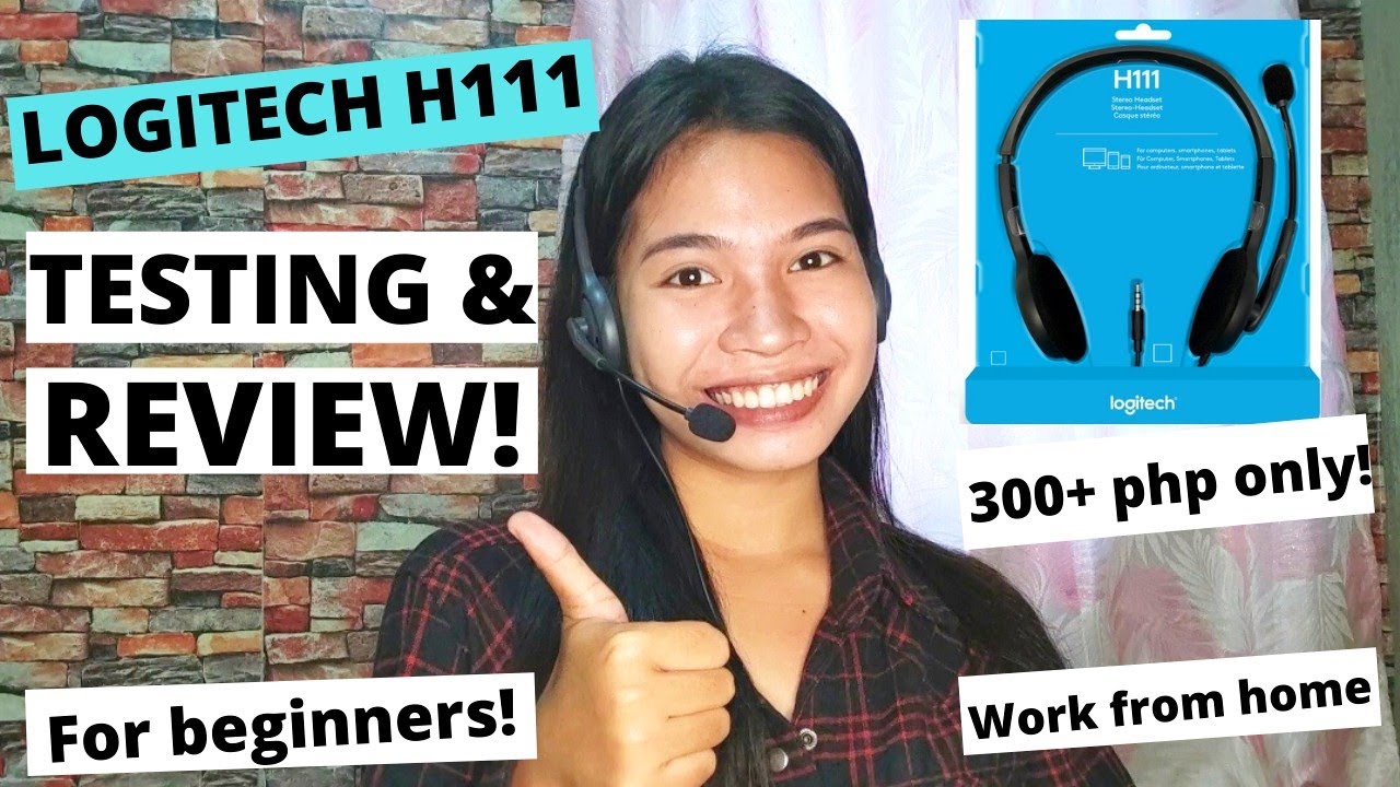 Распаковка+Тестирование+Обзор гарнитуры Logitech H111 | СУПЕР СУПЕР!