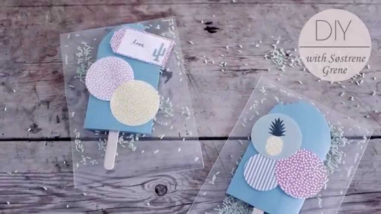 DIY: Invitations by S&oslash;strene Grene