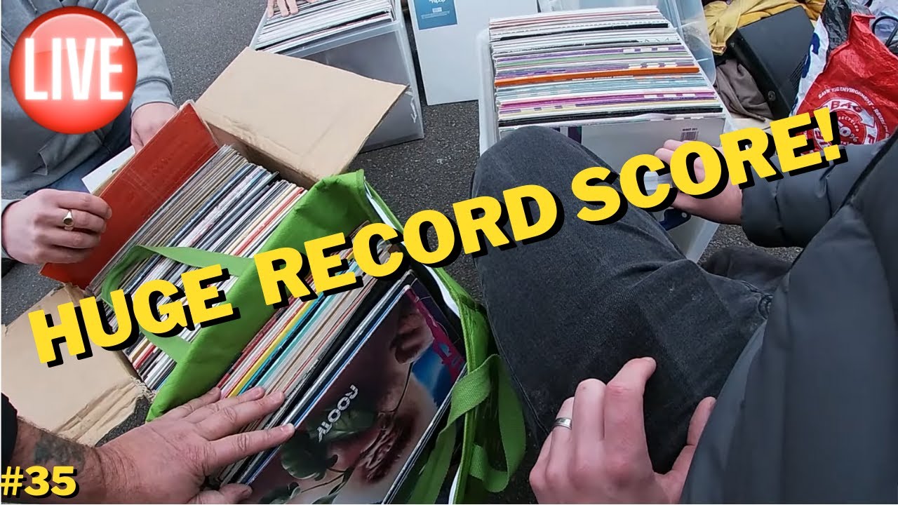 HUGE Record Score! Car Boot Sale Hunt S5 EP35 #Reselling #carboot