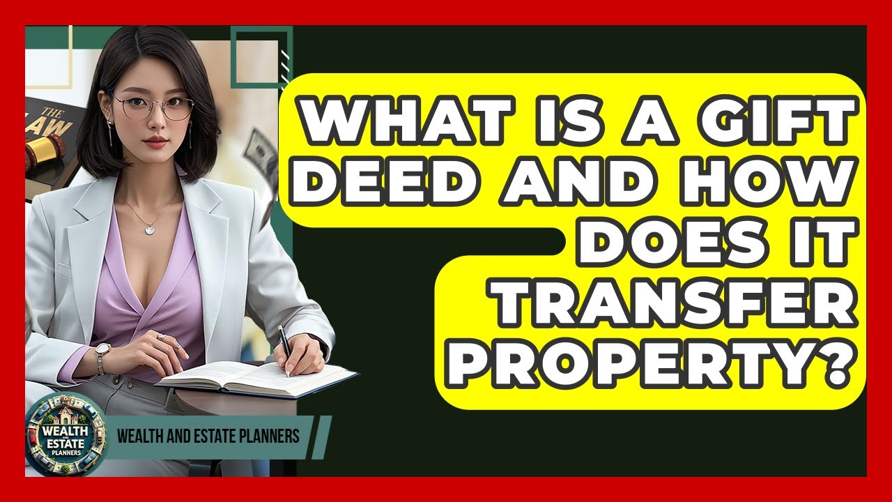 What Is A Gift Deed And How Does It Transfer Property? - Wealth and Estate Planners