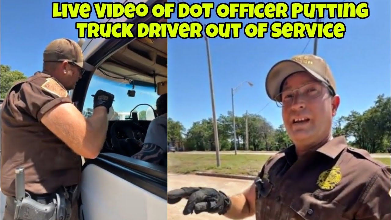 FMCSA Public Announcement To All Truck Drivers & DOT Officer Live Level 1 Inspection