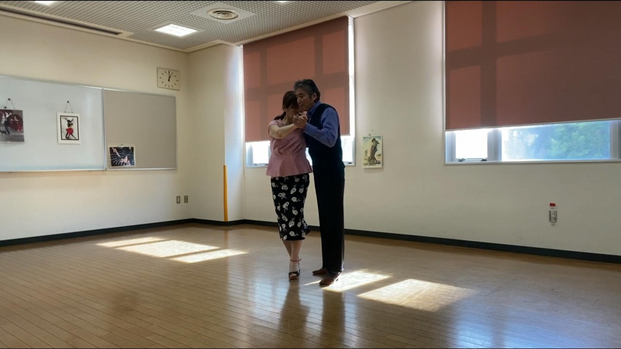 Ida Shiegel & Manon Yoko「El Urutimo Cafe」(Mimi Morozofski)  Tango Dance Milonga Style.