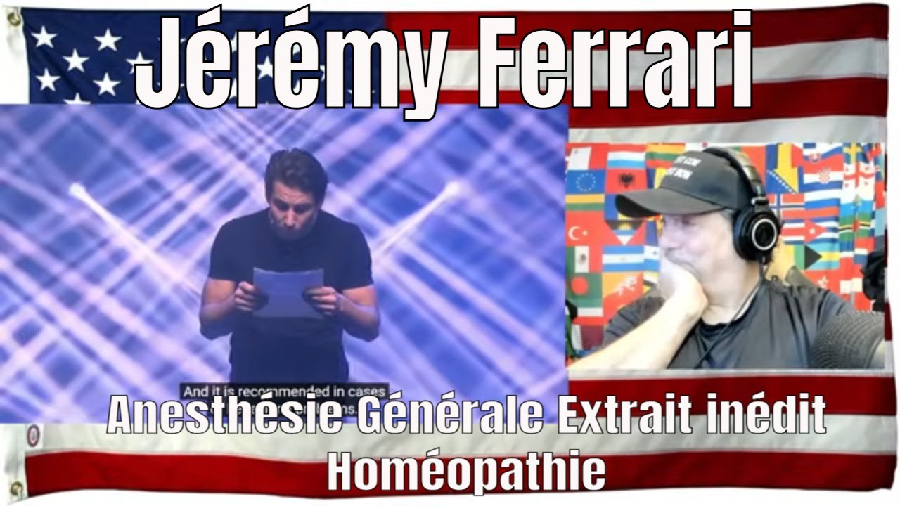 Jérémy Ferrari - Anesthésie Générale - Extrait inédit - Homéopathie - REACTION