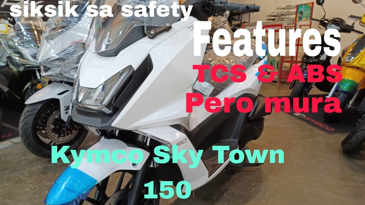TCS plus Dual ABS equip all new Kymco Sky Town 150 review @byahenifrank1015