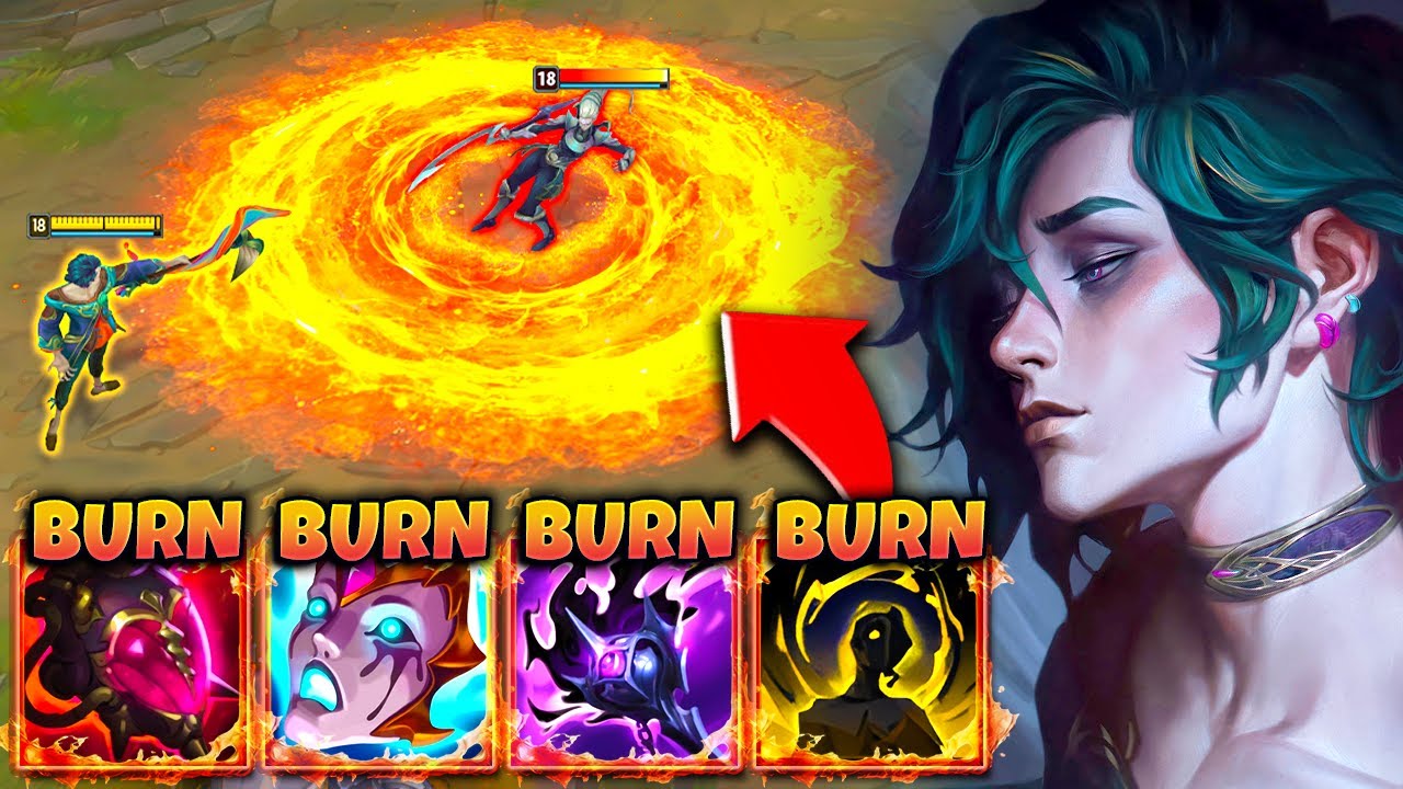 This is what happens when Hwei builds full BURN... (NOT BALANCED)