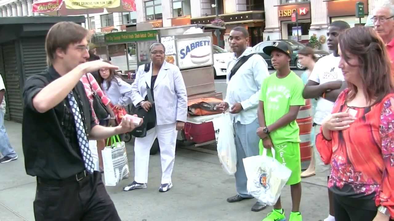 NYC Romantic Street Magic Proposal