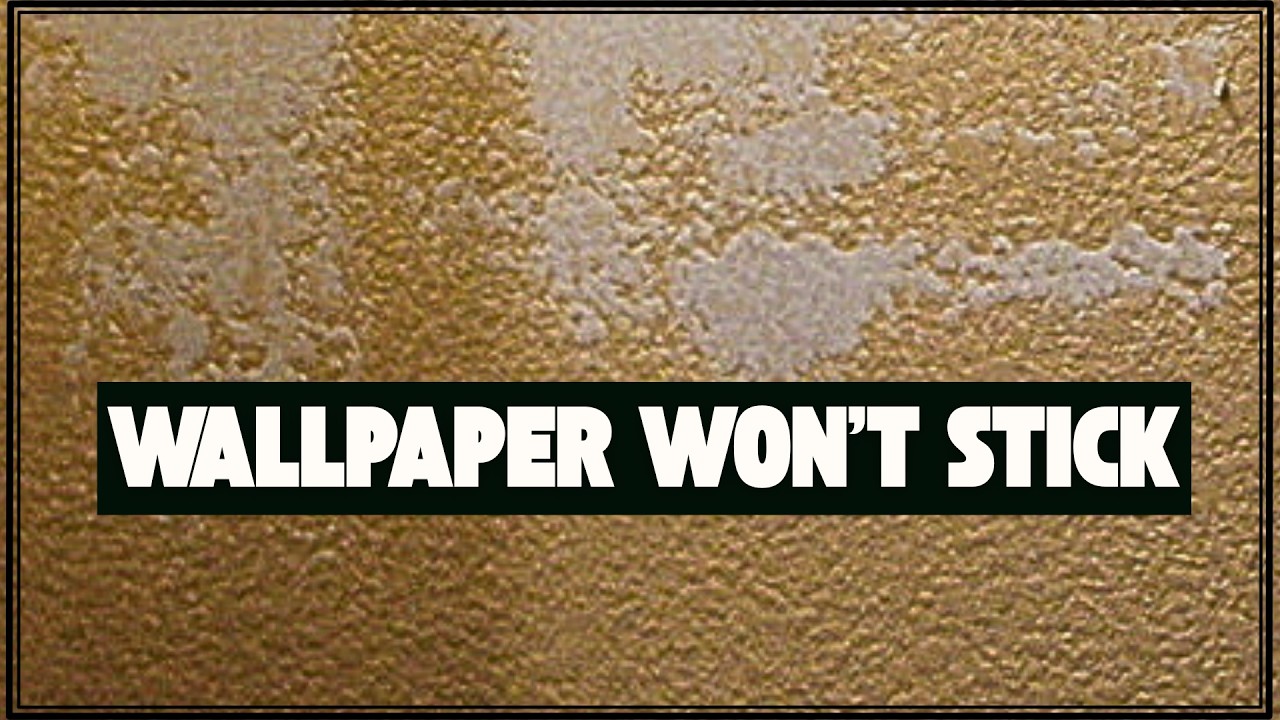 Wallpaper Won’t Stick on Textured Walls (Do This First) | Bathroom Remodel Part 1