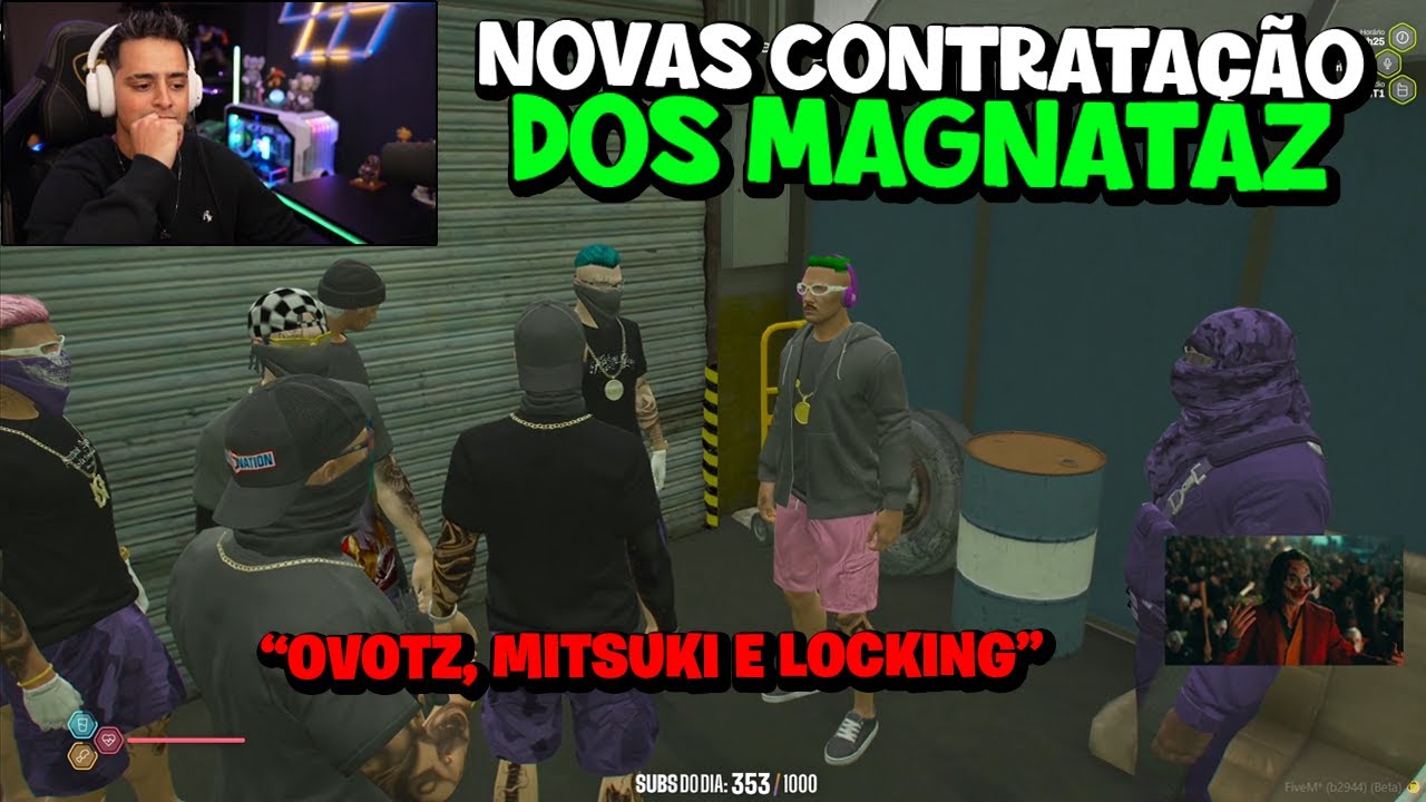 LOCKING, OVOTZ E MITSUKI NOVOS CONTRATADOS DOS MAGNATAZ!!!