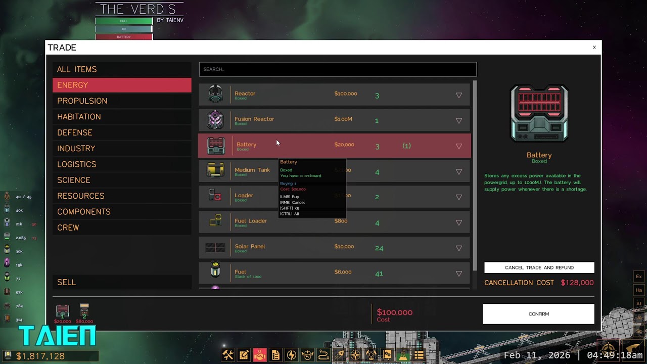 TaienV Live Stream #153 - TaienV quietly streams The Last Starship and then maybe ARK