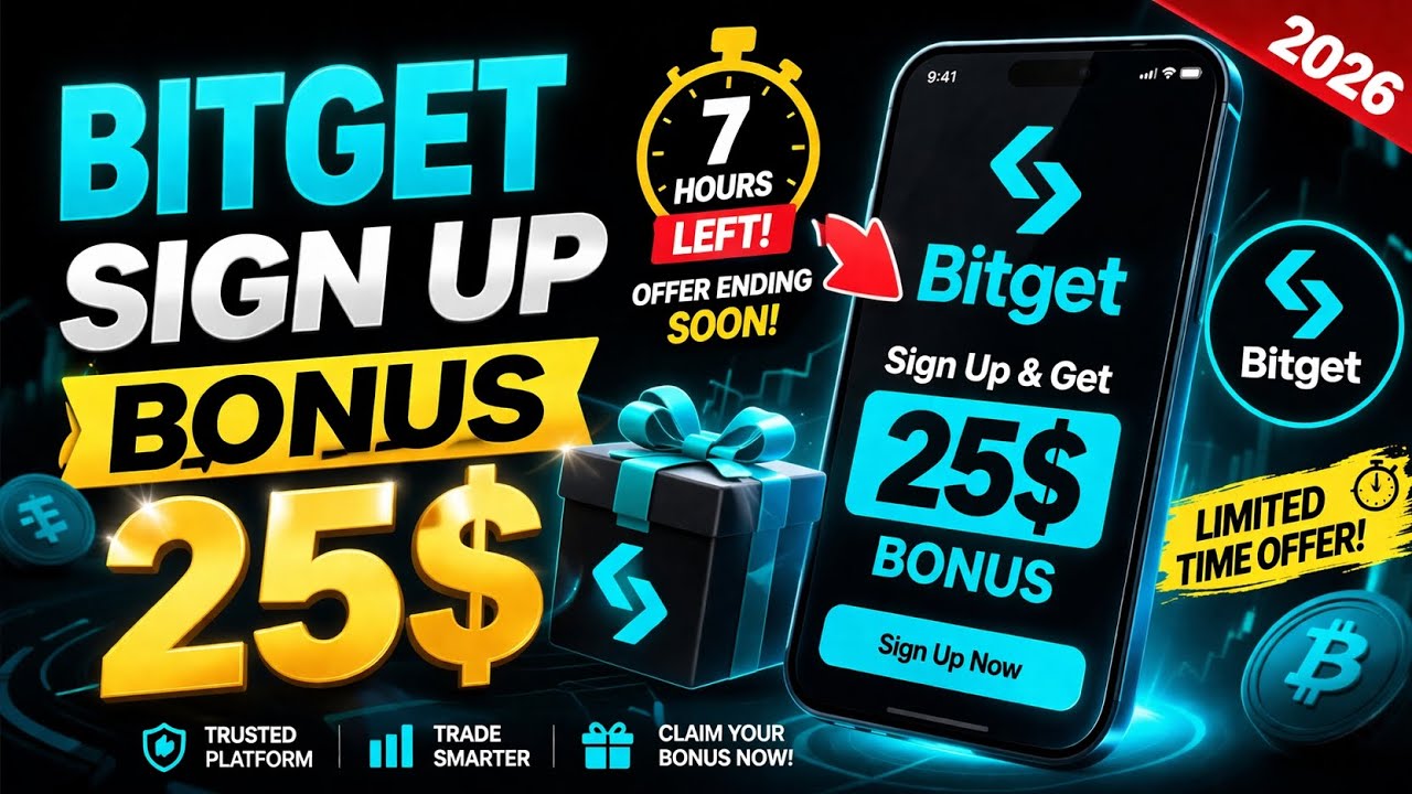 Bitget New Offer 2026 🔥 Sinup Bounus Complete Simple Task Get 25$ 🤑 Reward | #bitget #binance
