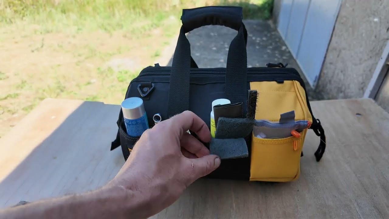WHAT I KEEP IN MY EMERGECY MECHANIC REPAIR BAG! TOUGHTBUILT  SETUP AND TOOLS LOAD OUT!