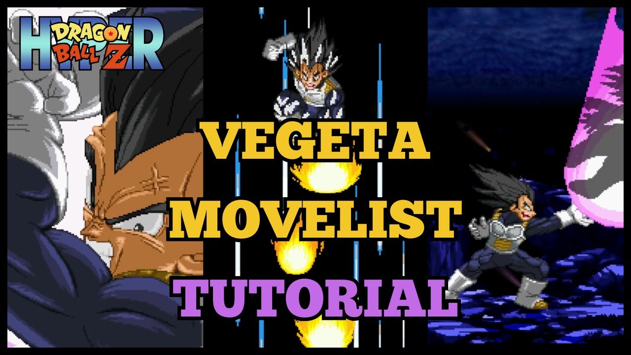 Список базовых приёмов Вегеты в Hyper Dragon Ball Z: приёмы, суперприёмы, ультимативные приёмы, д...