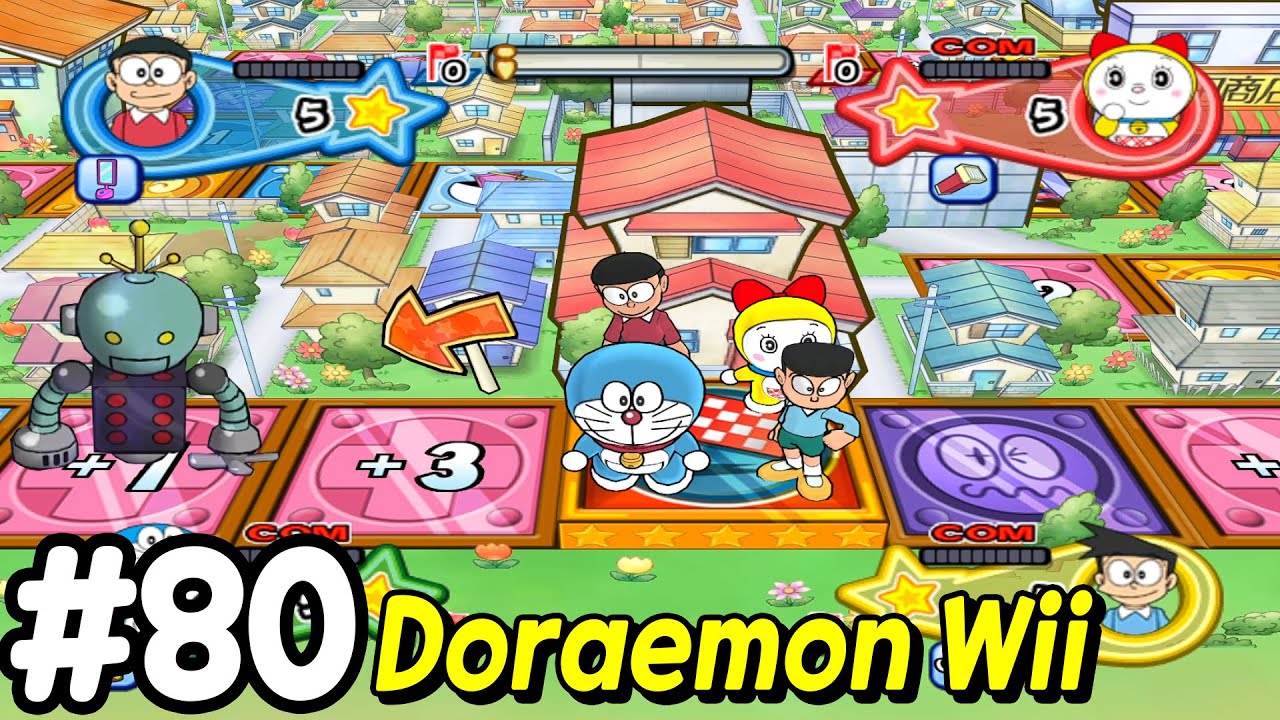 Doraemon Wii (ドラえもん Wii ) - Himitsu Dougu-ou Ketteisen! Walkthrough Part 80 | AlexGamingTV