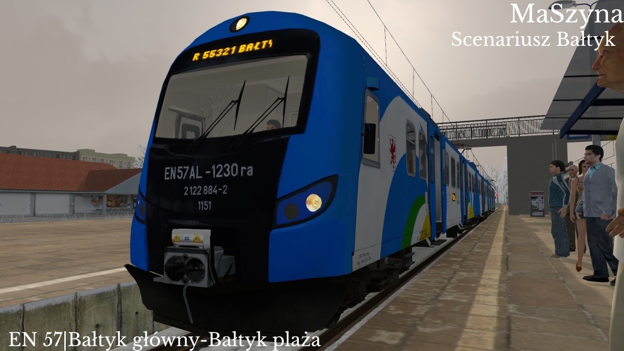 Kierunek Bałtyk Plaża! EN57 | Maszyna