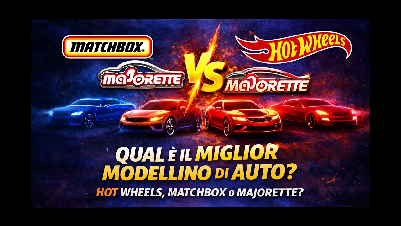 Sfida: Hot Wheels VS Majorette VS Matchbox. Chi vincerà?