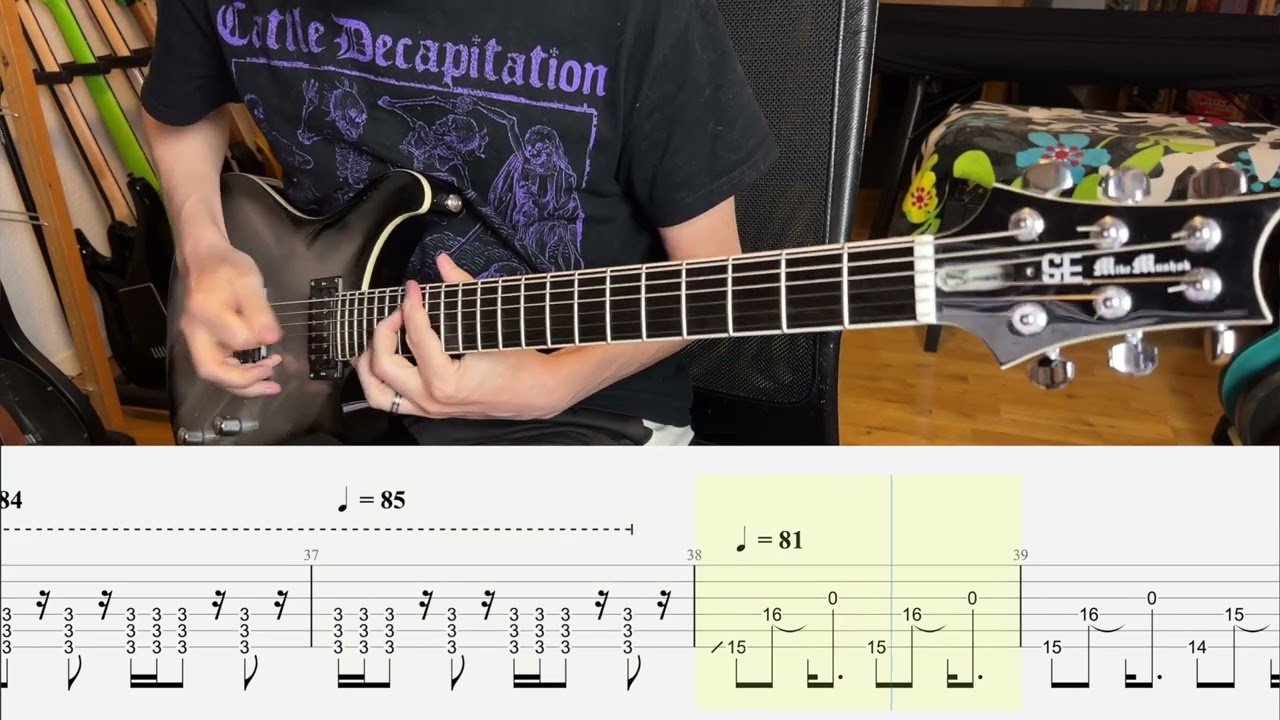Chat Pile - Frownland (Guitar Playthrough with Tabs)