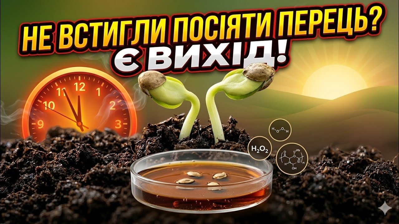НЕ ВСТИГЛИ ПОСІЯТИ ПЕРЕЦЬ? Є ВИХІД!
