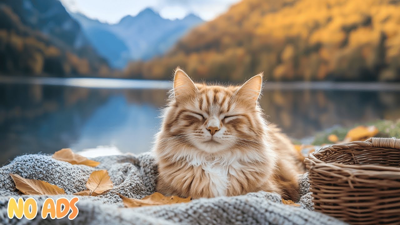 12 часов музыки для снятия тревоги для кошек 🐱 Спокойная, целебная музыка для снятия стресса и улуч