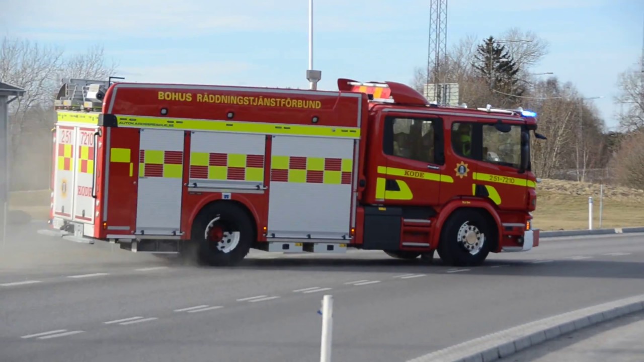 Utryckning Kode brandstation 2 51-7210 & 2 51-7240 | Kode firedepartment callout