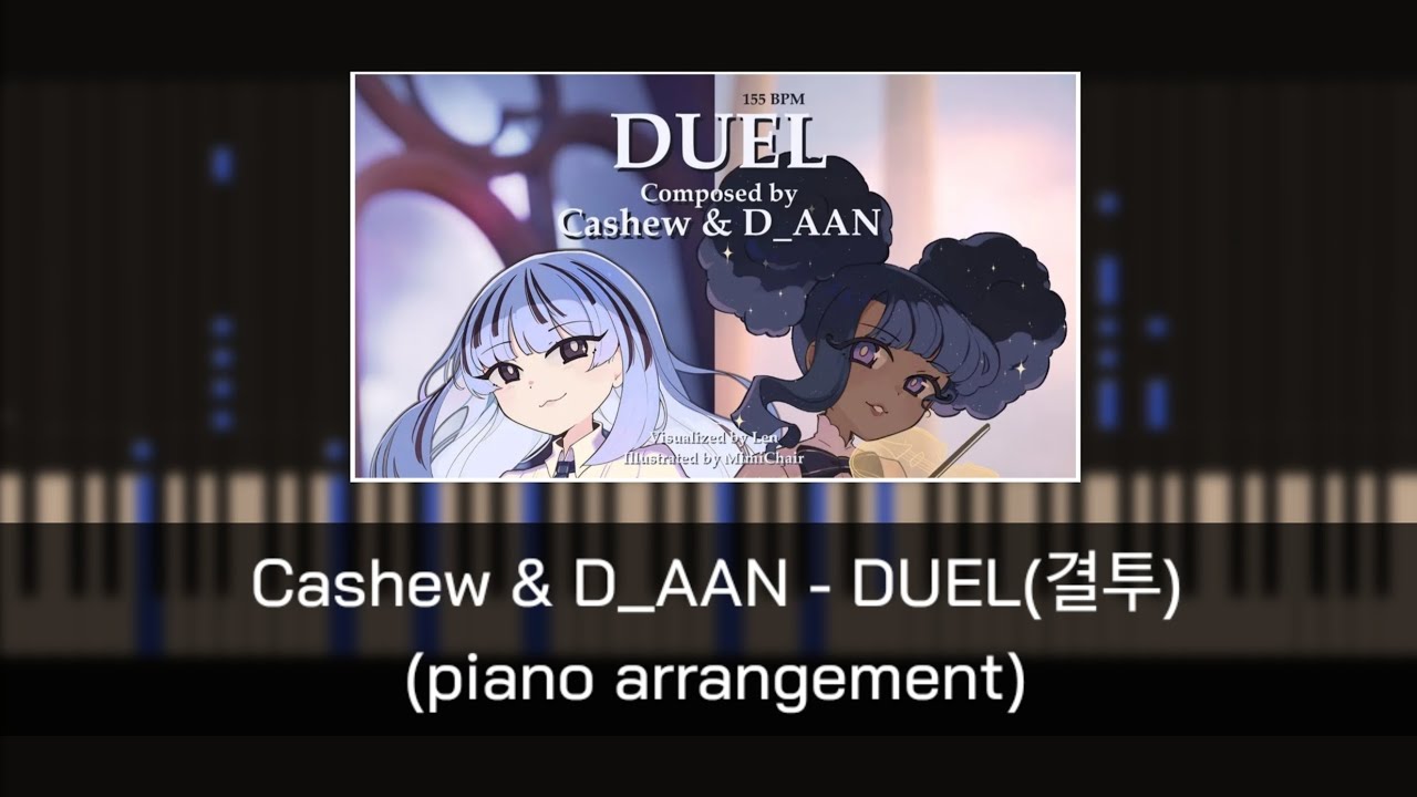 [Pump it up] Cashew & D_AAN - DUEL(결투) (piano arrangement)