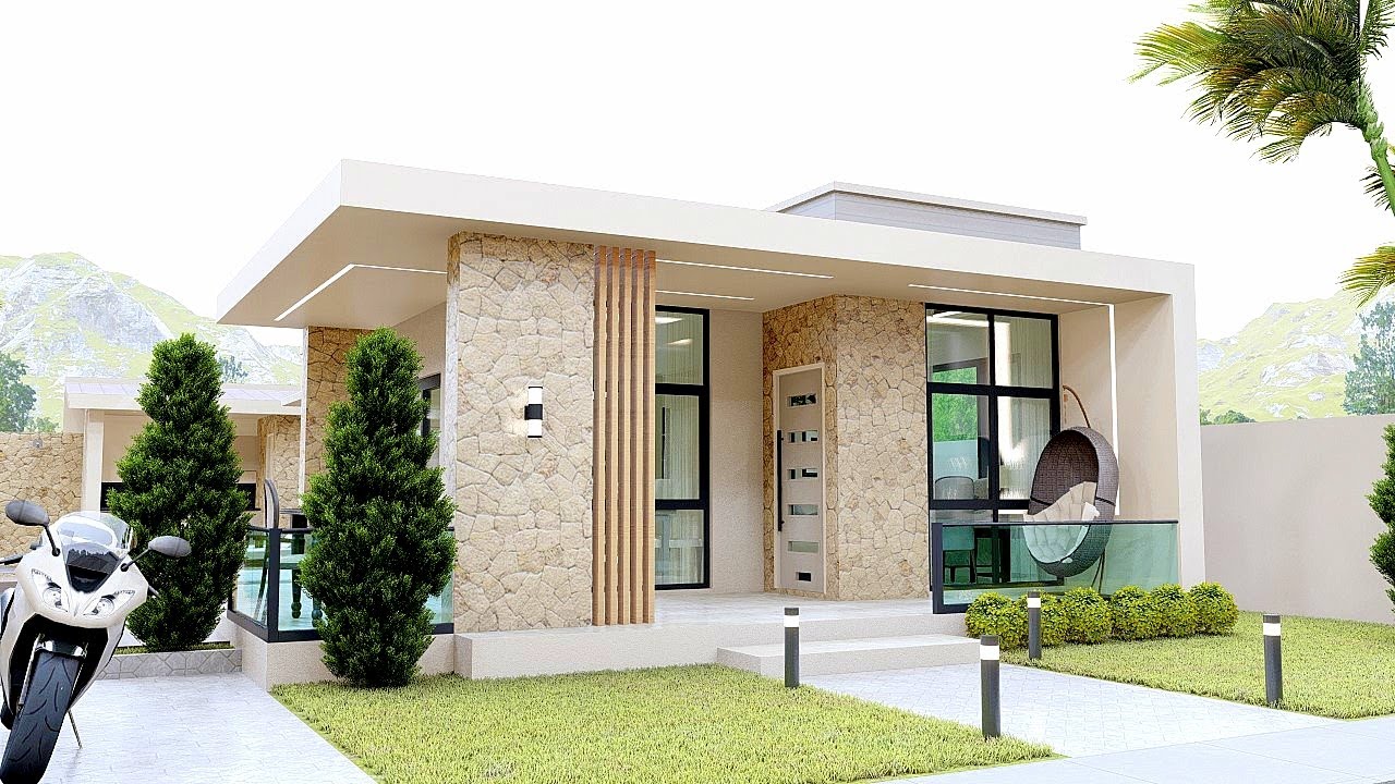 Small Modern House Design: 6x9 Meters with Minimalist Interior