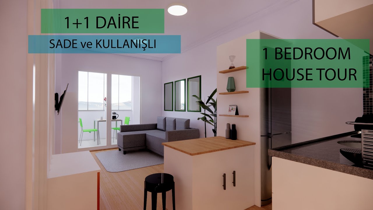 EV TURU 1+1 - SADE ve KULLANIŞLI  (30 m2)