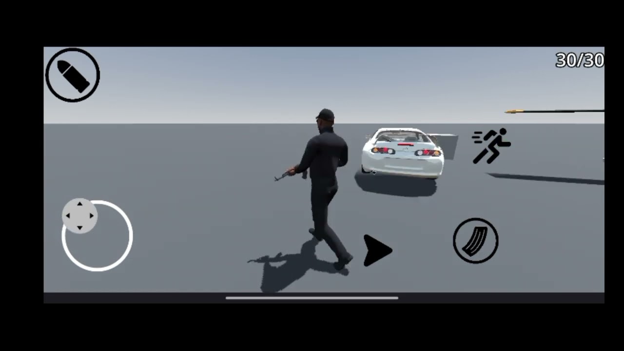 صناعة لعبة GTA فيها طيارة وسيارة في جودوت 4 3D