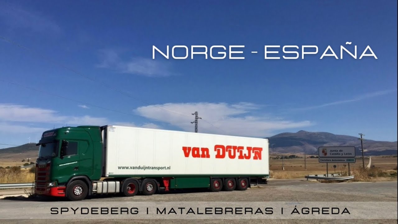 🇳🇴🇪🇸 From Norway to Spain. Scania  S500.  Norway Trucking. Van Duijn Transport Tanke Transport
