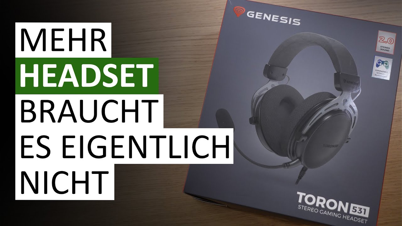 Genesis Toron 531 Headset - Unboxing und Hands-on