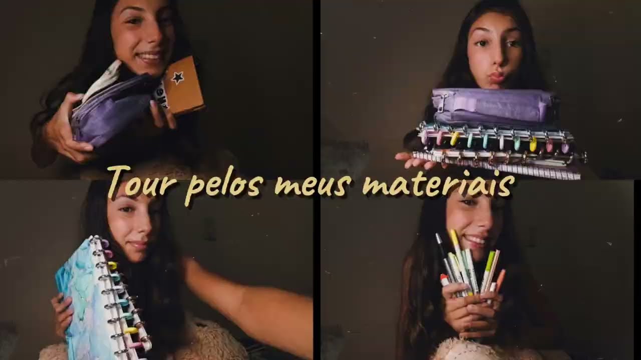 Mostrando meus materiais de 2026 💕🫶🏻 #material #materialescolar #2026 #escola