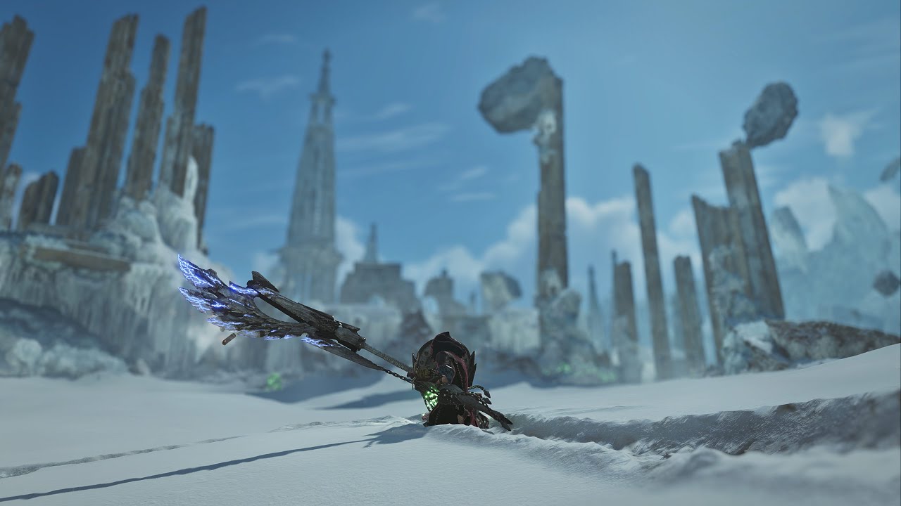 【MHWilds】High-resolution texture packs and 4K HDR make the beauty of the iceshard cliffs.