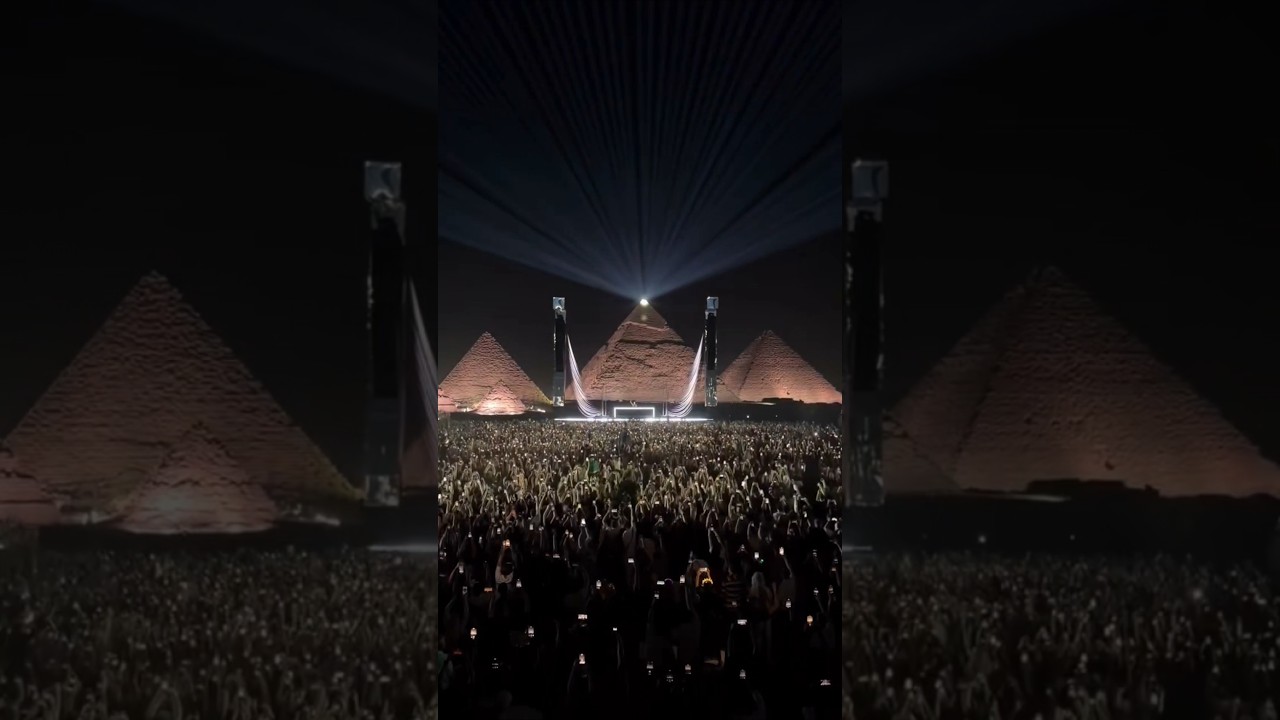 Anyma Takes Over the Great Giza Pyramids.