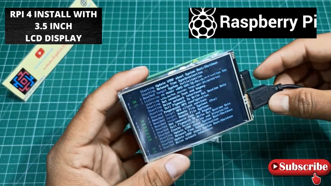 Rpi 4 Install With 3.5 inch Lcd Display | raspberry pi