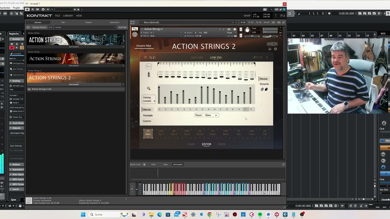 Action Stings 2.2 from Sonuscore Nativeinstruments, quick review of the new features