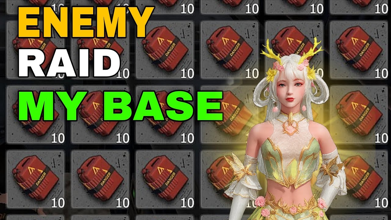 Enemy raid me with simple oil bomb || last island of survival || gamerzee ||