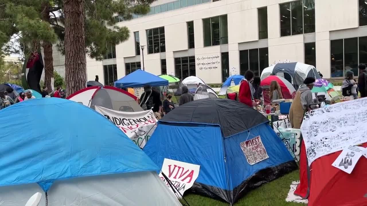 A look inside UCSB's growing Pro-Palestine student solidarity encampment