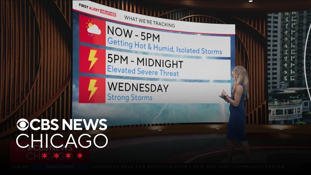 Chicago weather: Gusty showers and thunderstorms on Tuesday