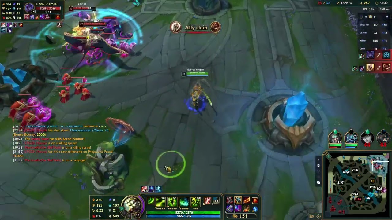 Bel'Veth vs Master Yi 1v1 lategame!