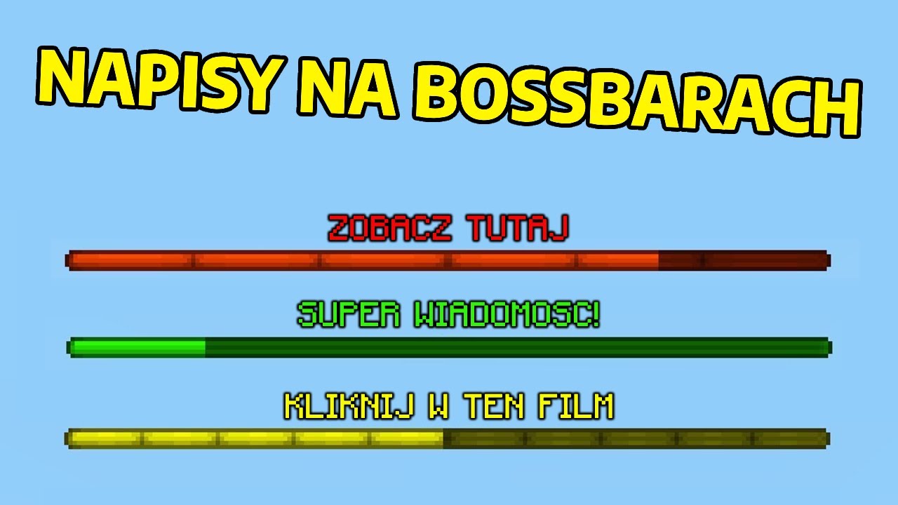 Jak zrobić OGŁOSZENIA na BOSSBAR na serwerze Minecraft  (UltraBar plugin)