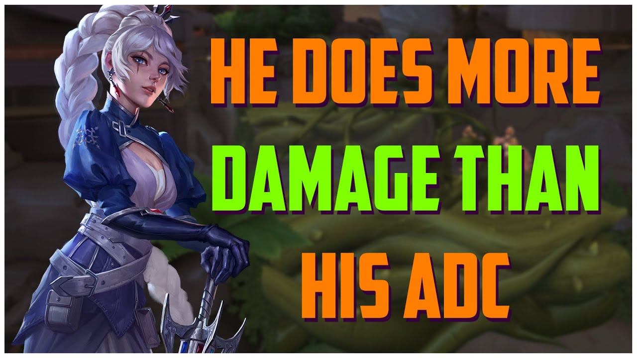HE DOES MORE DAMAGE THAN HIS ADC! FREYA RANKED SMITE S9