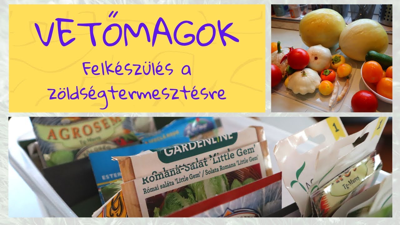 Vetőmagok - felkészülés az idei zöldségtermesztésre 👨🏼‍🌾