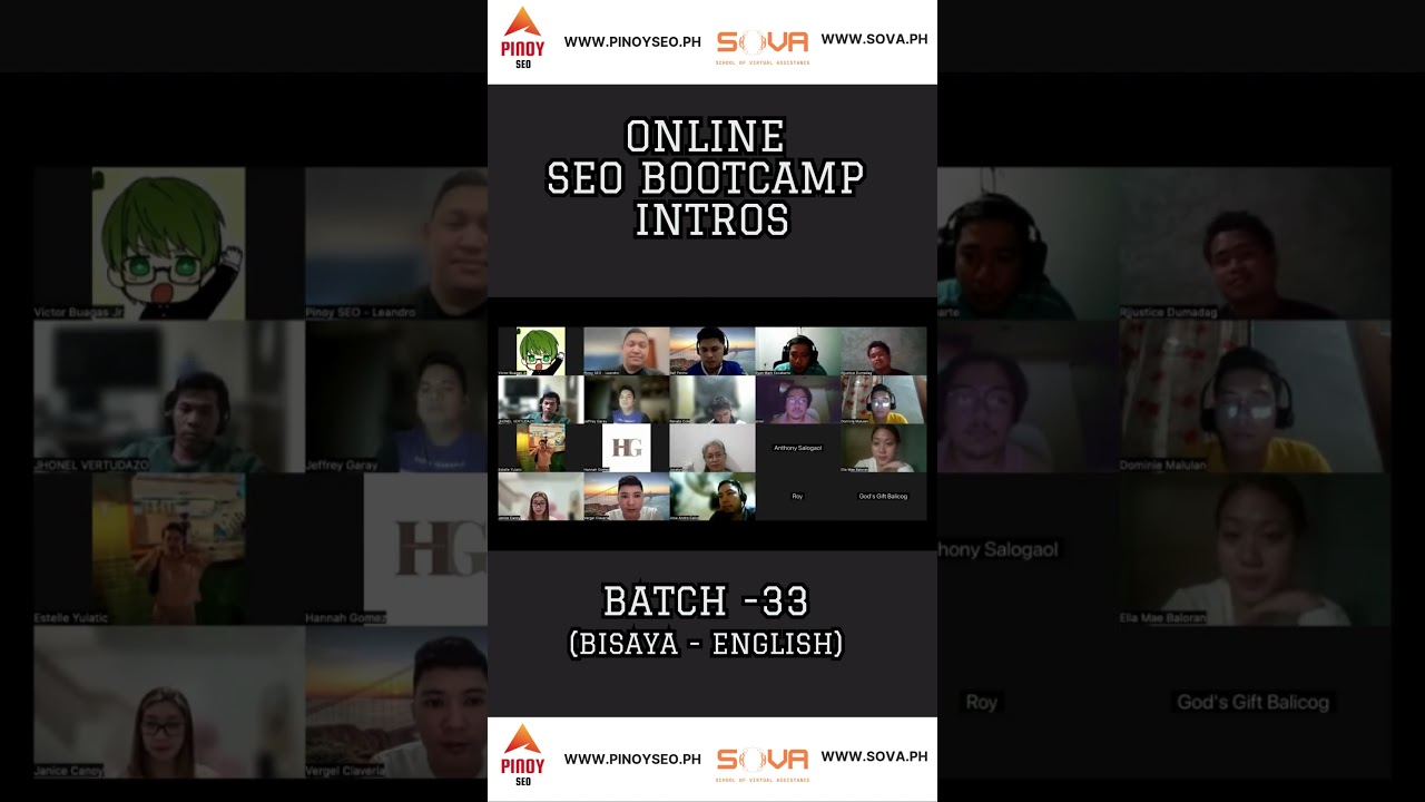 Online SEO Bootcamp batch 33 :)