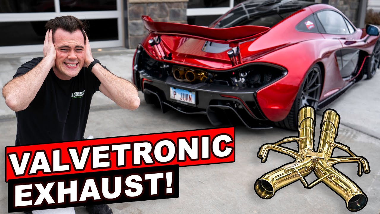 Я сделал прямую выхлопную трубу на своем McLaren P1!